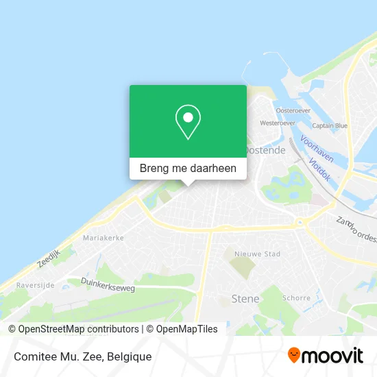 Comitee Mu. Zee kaart