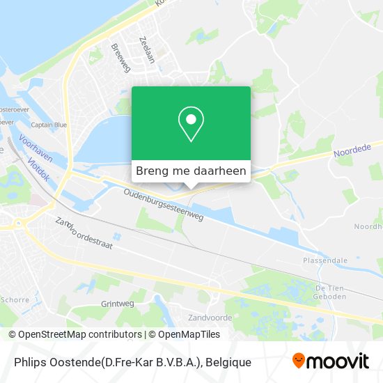 Phlips Oostende(D.Fre-Kar B.V.B.A.) kaart