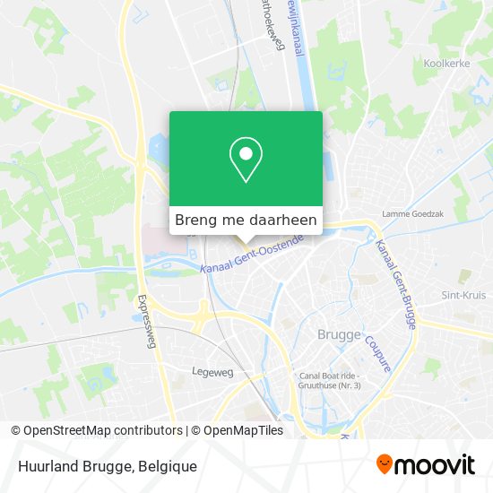 Huurland Brugge kaart