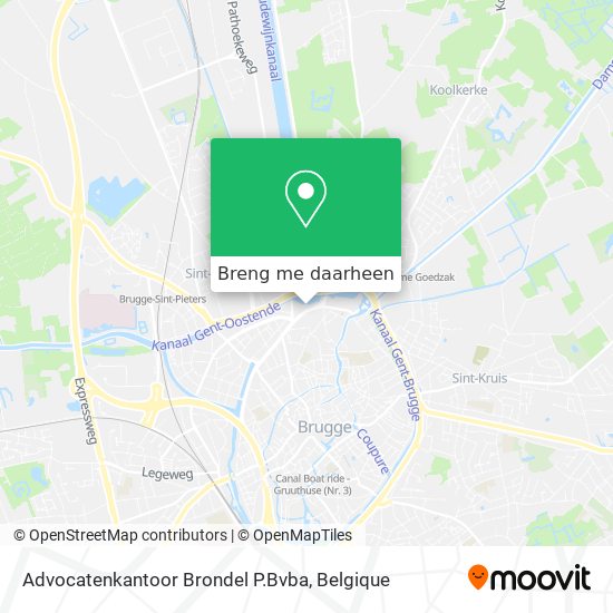 Advocatenkantoor Brondel P.Bvba kaart