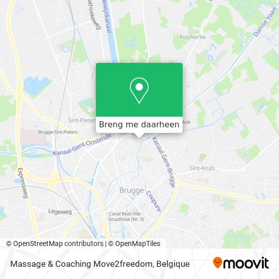 Massage & Coaching Move2freedom kaart