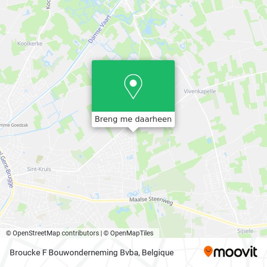 Broucke F Bouwonderneming Bvba kaart