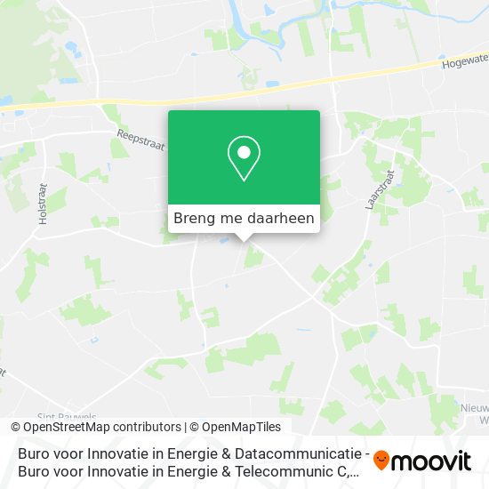 Buro voor Innovatie in Energie & Datacommunicatie - Buro voor Innovatie in Energie & Telecommunic C kaart