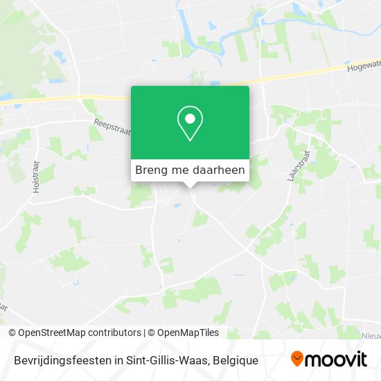 Bevrijdingsfeesten in Sint-Gillis-Waas kaart