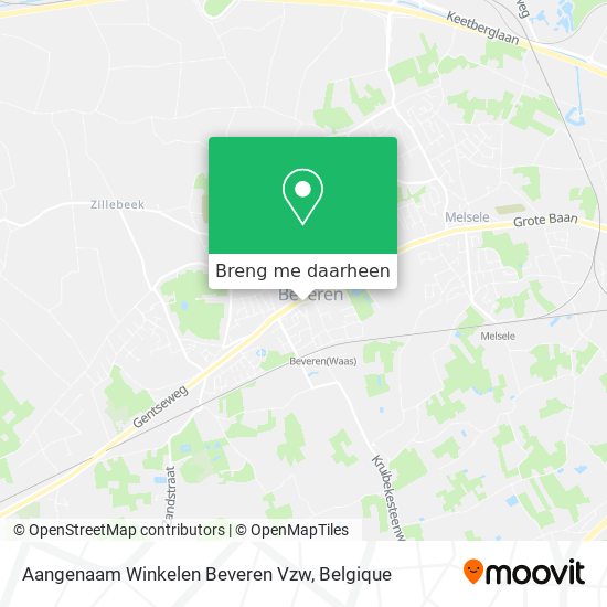 Aangenaam Winkelen Beveren Vzw kaart