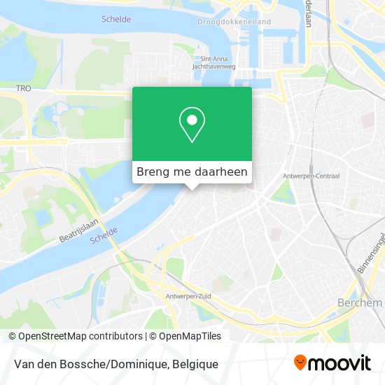 Van den Bossche/Dominique kaart