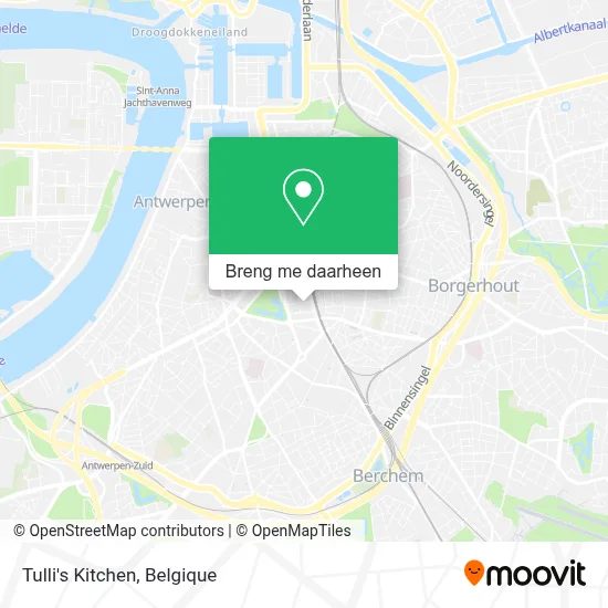 Tulli's Kitchen kaart