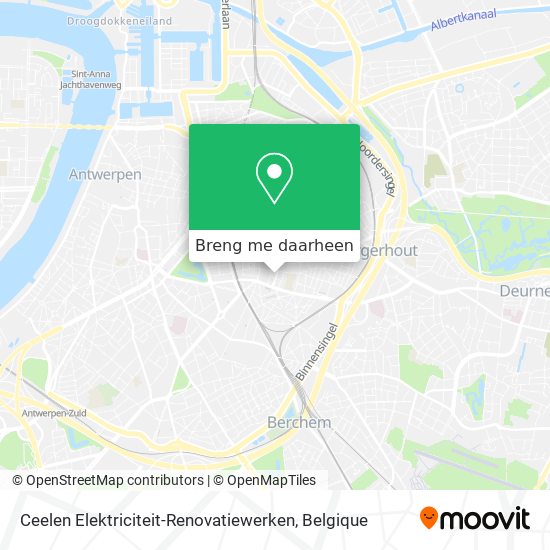 Ceelen Elektriciteit-Renovatiewerken kaart