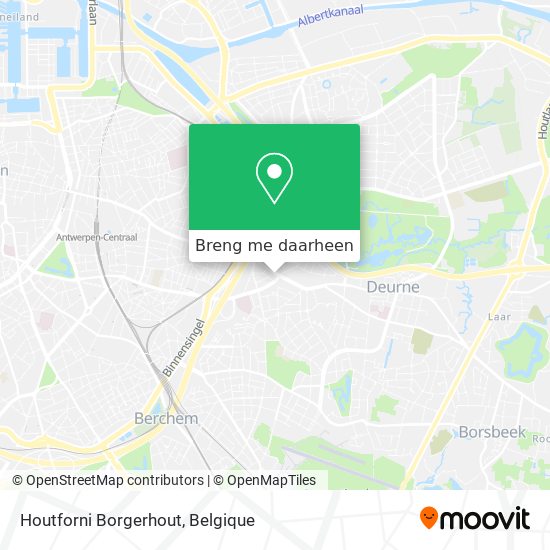Houtforni Borgerhout kaart