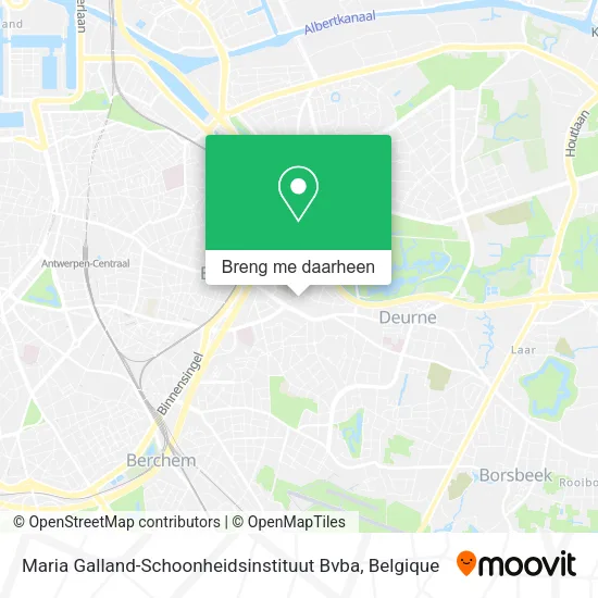 Maria Galland-Schoonheidsinstituut Bvba kaart