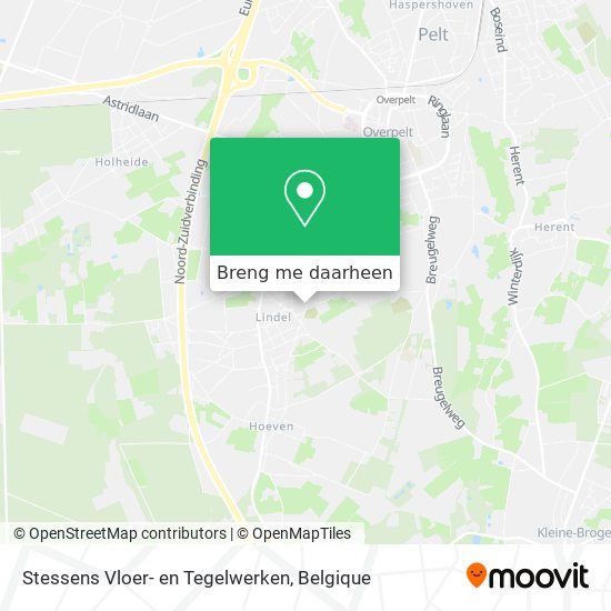 Stessens Vloer- en Tegelwerken kaart