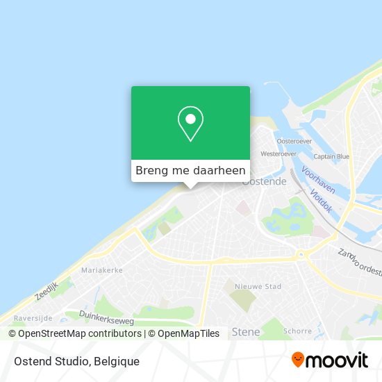 Ostend Studio kaart
