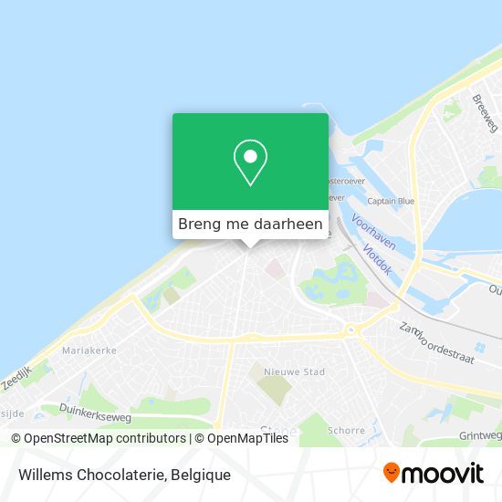 Willems Chocolaterie kaart