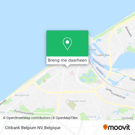 Citibank Belgium NV kaart