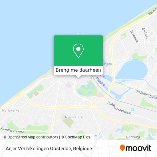 Anjer Verzekeringen Oostende kaart