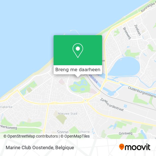 Marine Club Oostende kaart