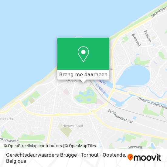 Gerechtsdeurwaarders Brugge - Torhout - Oostende kaart