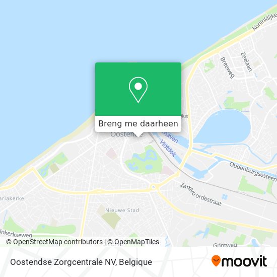 Oostendse Zorgcentrale NV kaart