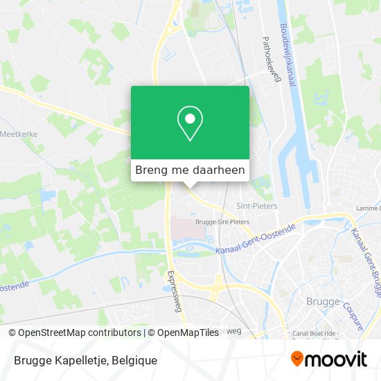 Brugge Kapelletje kaart