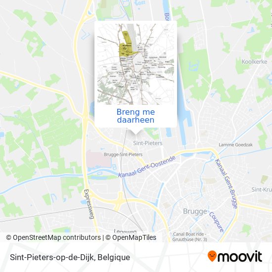 Sint-Pieters-op-de-Dijk kaart