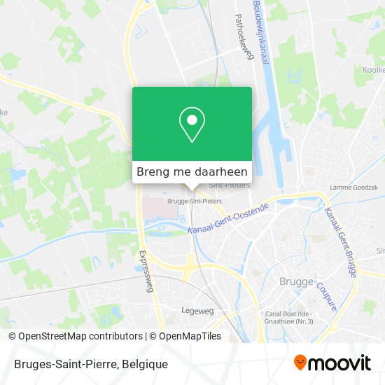 Bruges-Saint-Pierre kaart