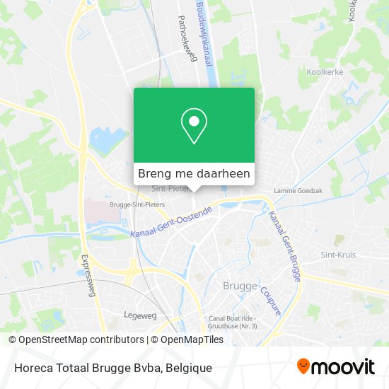 Horeca Totaal Brugge Bvba kaart