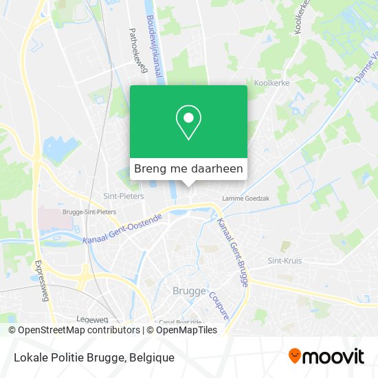 Lokale Politie Brugge kaart