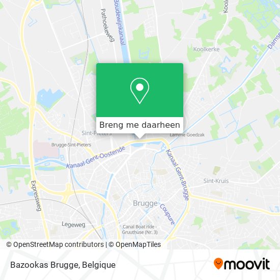 Bazookas Brugge kaart