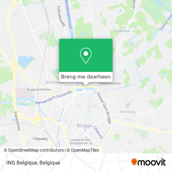 ING Belgique kaart