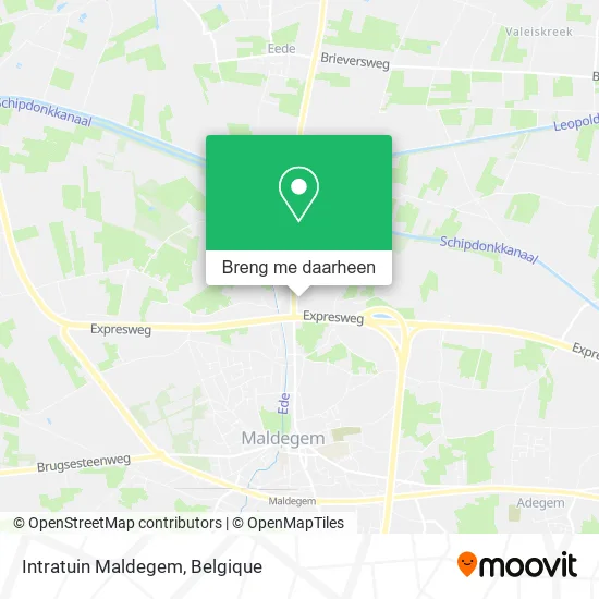 Intratuin Maldegem kaart