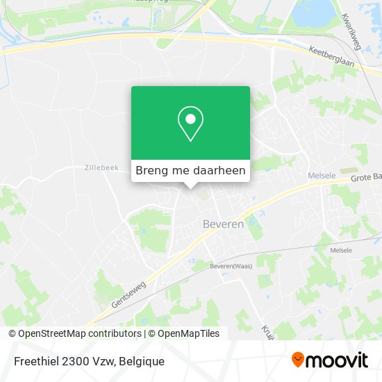 Freethiel 2300 Vzw kaart