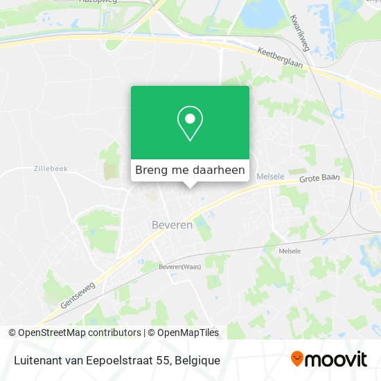 Luitenant van Eepoelstraat 55 kaart