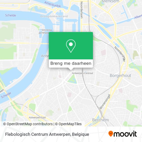 Flebologisch Centrum Antwerpen kaart