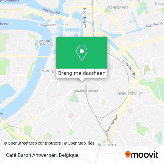 Café Baron Antwerpen kaart