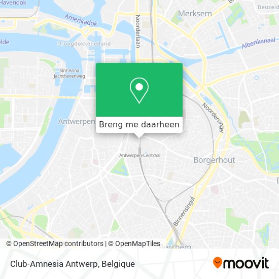 Club-Amnesia Antwerp kaart