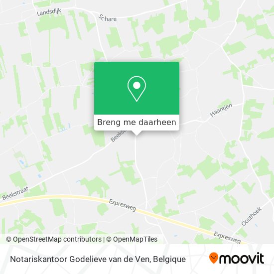 Notariskantoor Godelieve van de Ven kaart