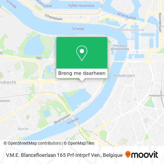 V.M.E. Blancefloerlaan 165 Prf-Intrprf Ven. kaart