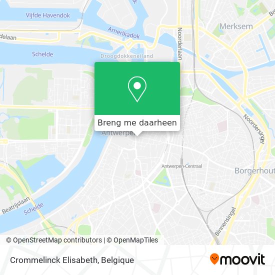 Crommelinck Elisabeth kaart