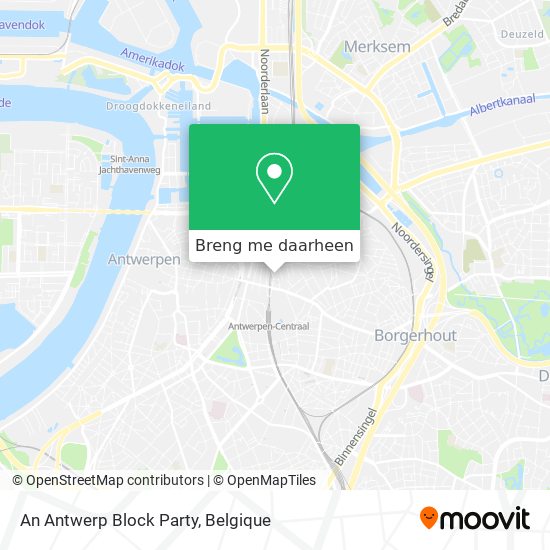 An Antwerp Block Party kaart