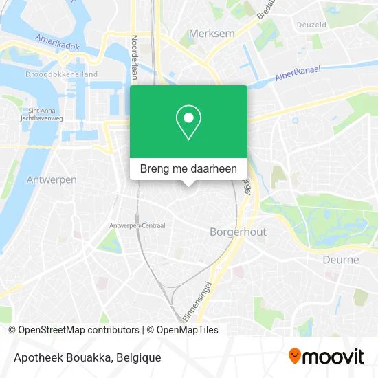 Apotheek Bouakka kaart