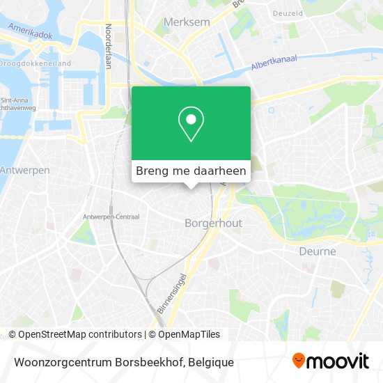 Woonzorgcentrum Borsbeekhof kaart