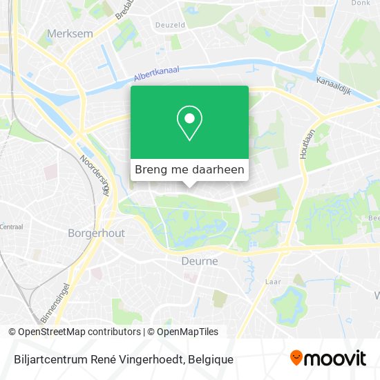 Biljartcentrum René Vingerhoedt kaart