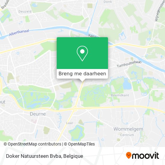 Doker Natuursteen Bvba kaart