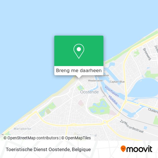 Toeristische Dienst Oostende kaart