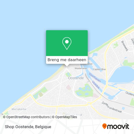 Shop Oostende kaart