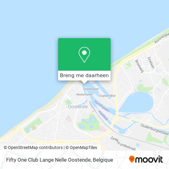 Fifty One Club Lange Nelle Oostende kaart