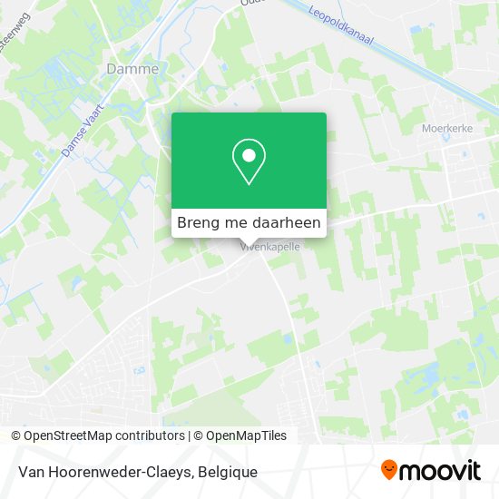 Van Hoorenweder-Claeys kaart