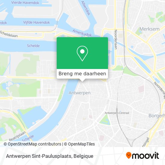 Antwerpen Sint-Paulusplaats kaart