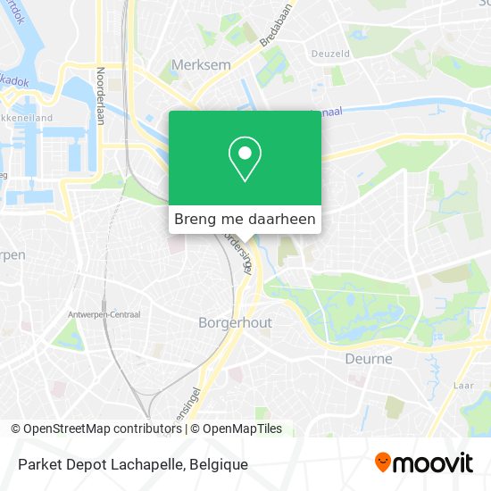 Parket Depot Lachapelle kaart