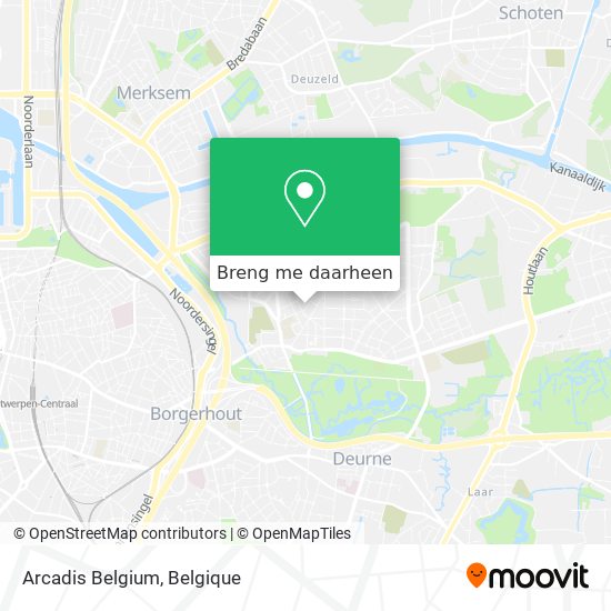 Arcadis Belgium kaart